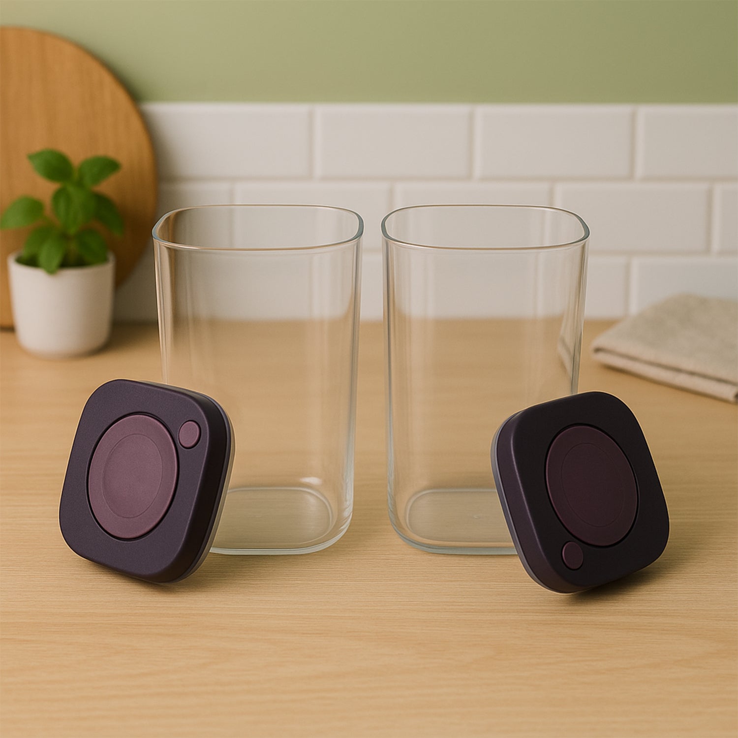 Supermom Airtight Kitchen Storage Containers (2 Pc Set / 1200ml) Supermom Airtight Kitchen Storage Containers (2 Pc Set / 1200ml)